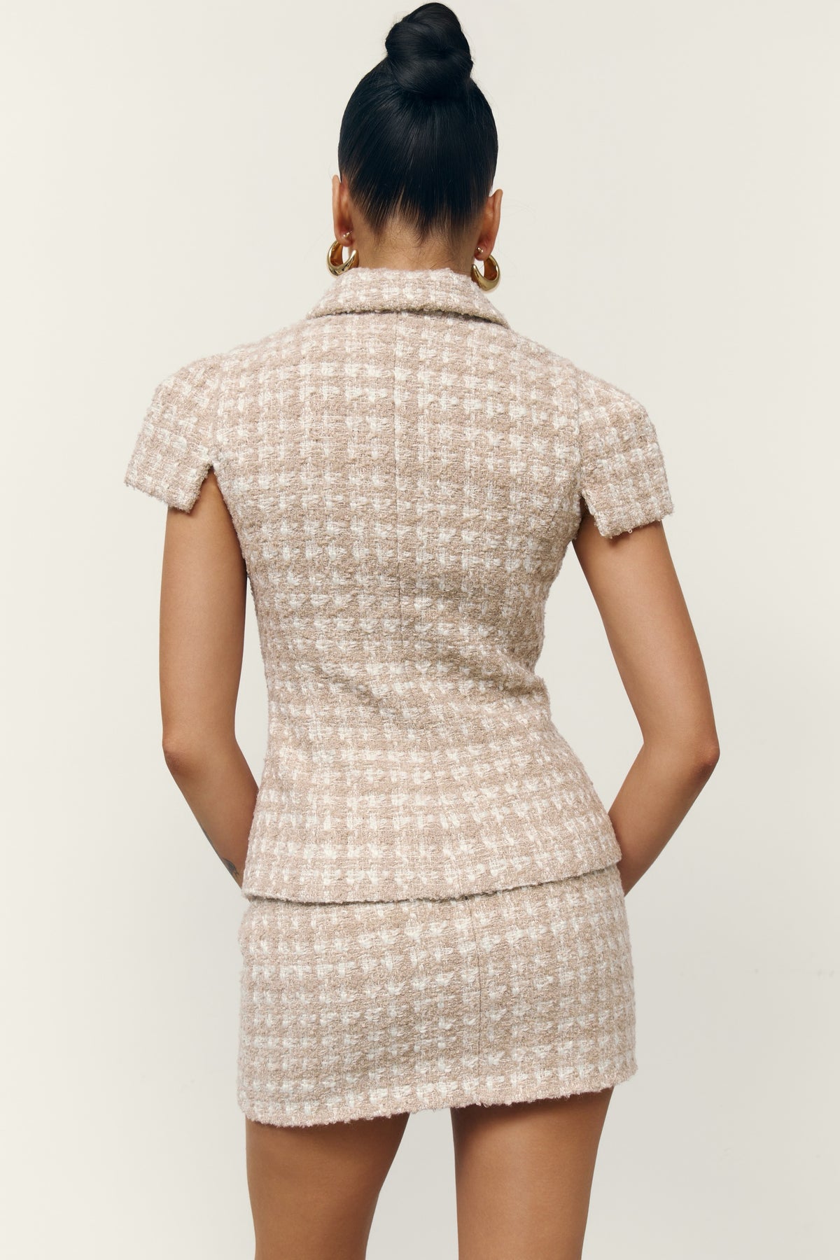 Bouclé jacket Ophelia beige