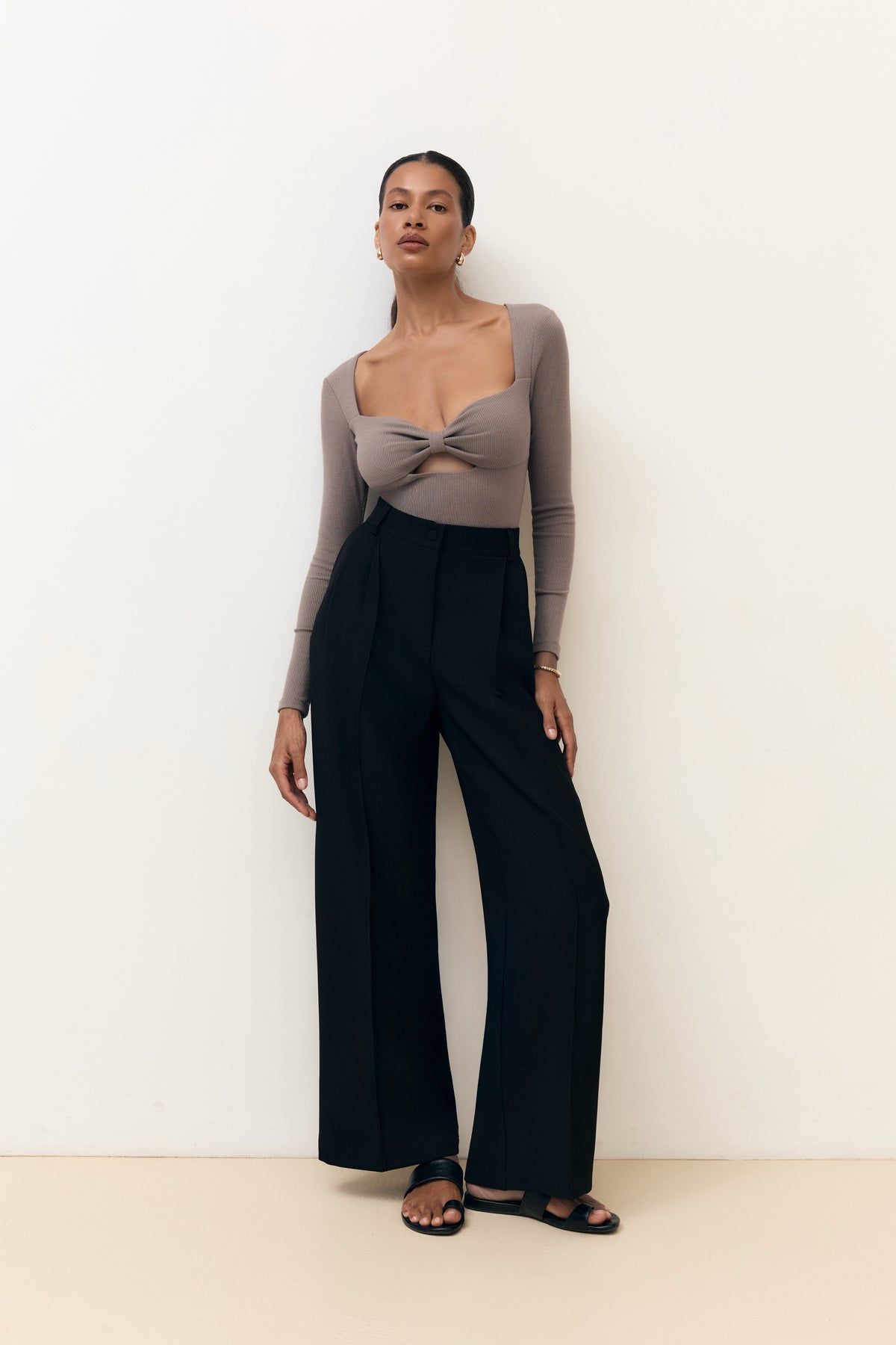 Palazzo Trousers Grace Black