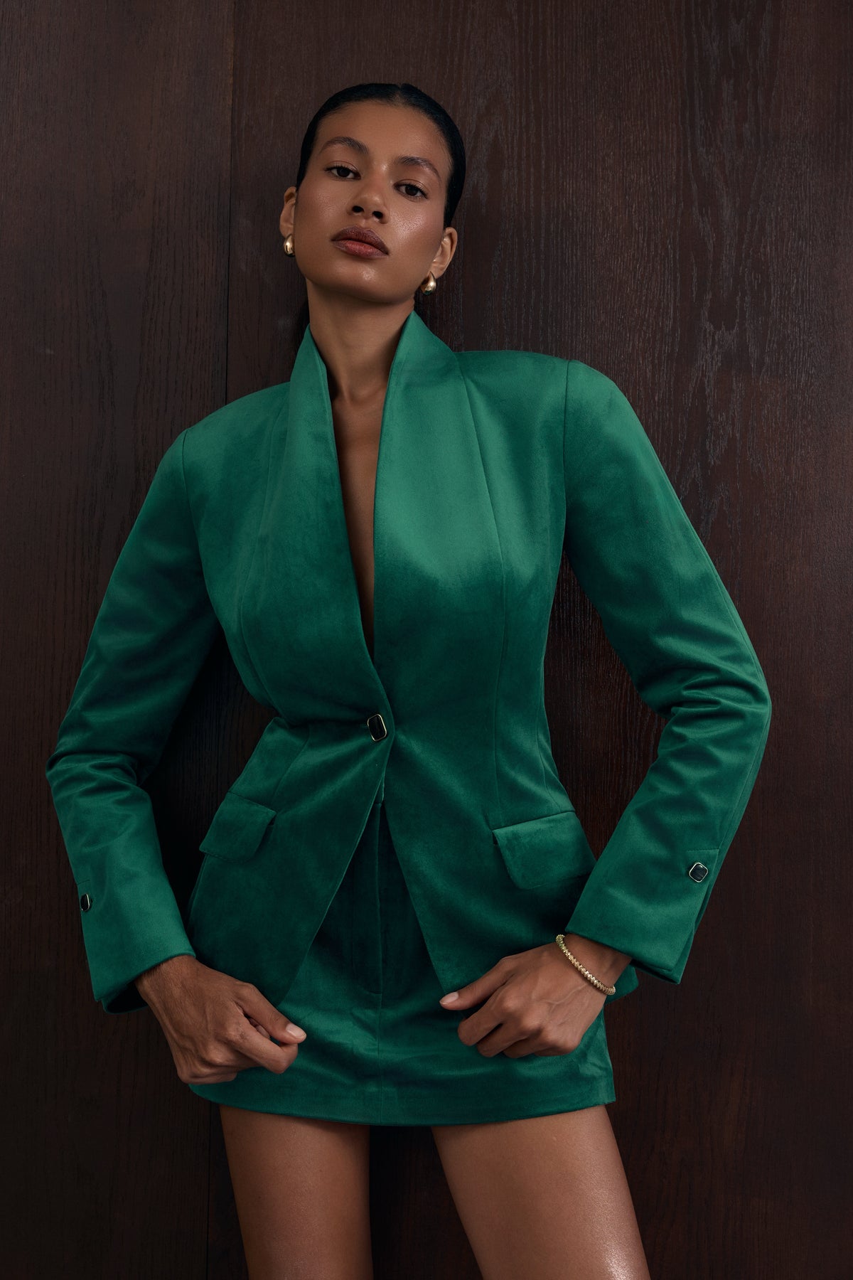 Loretta velour tracksuit